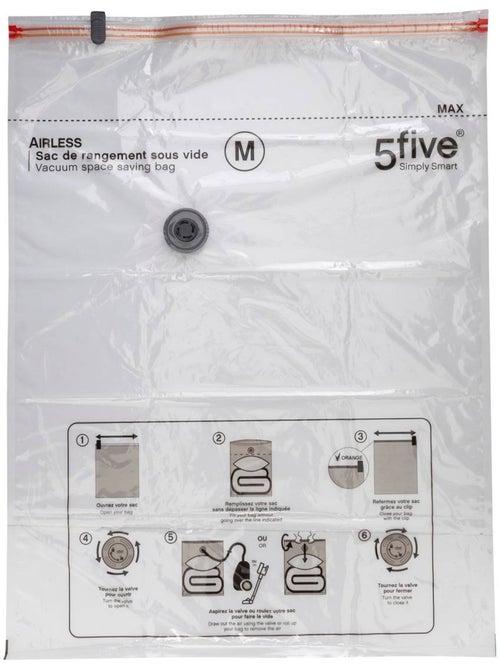 Sac sous vide grand format pour literie air - Kiabi
