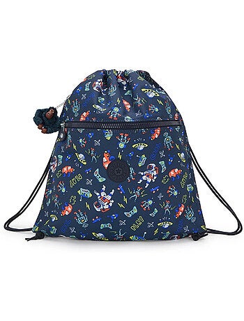 Sac sport à dos à cordons 'Space Game' Kipling Supertaboo