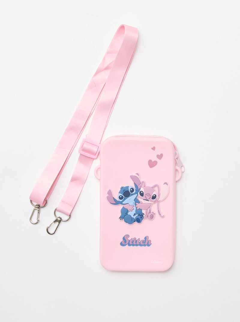 Sac 'Stitch' avec bandoulière Rose - Kiabi