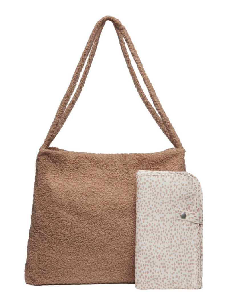Sac Tote Boucle Marron - Kiabi