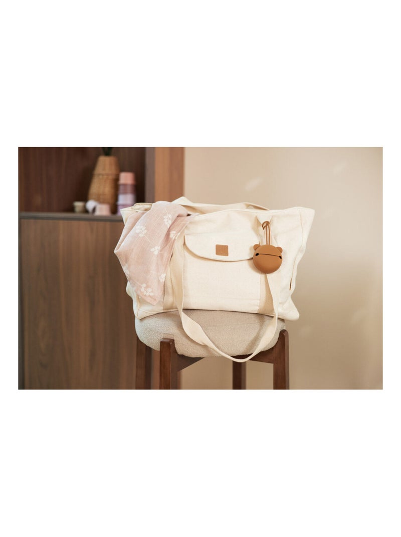 Sac Tote Twill Jollein Beige - Kiabi