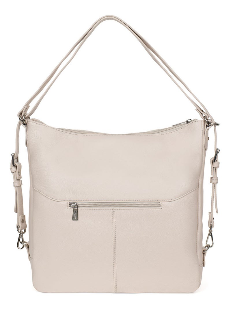Sac transformable  A4  Cuir CONFORT Ivoire - Kiabi