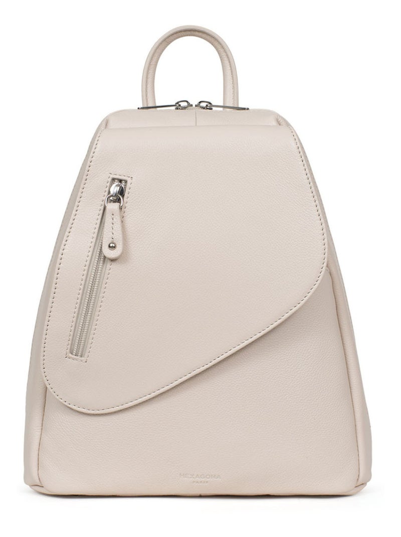 Sac transformable  Cuir CONFORT Ivoire - Kiabi