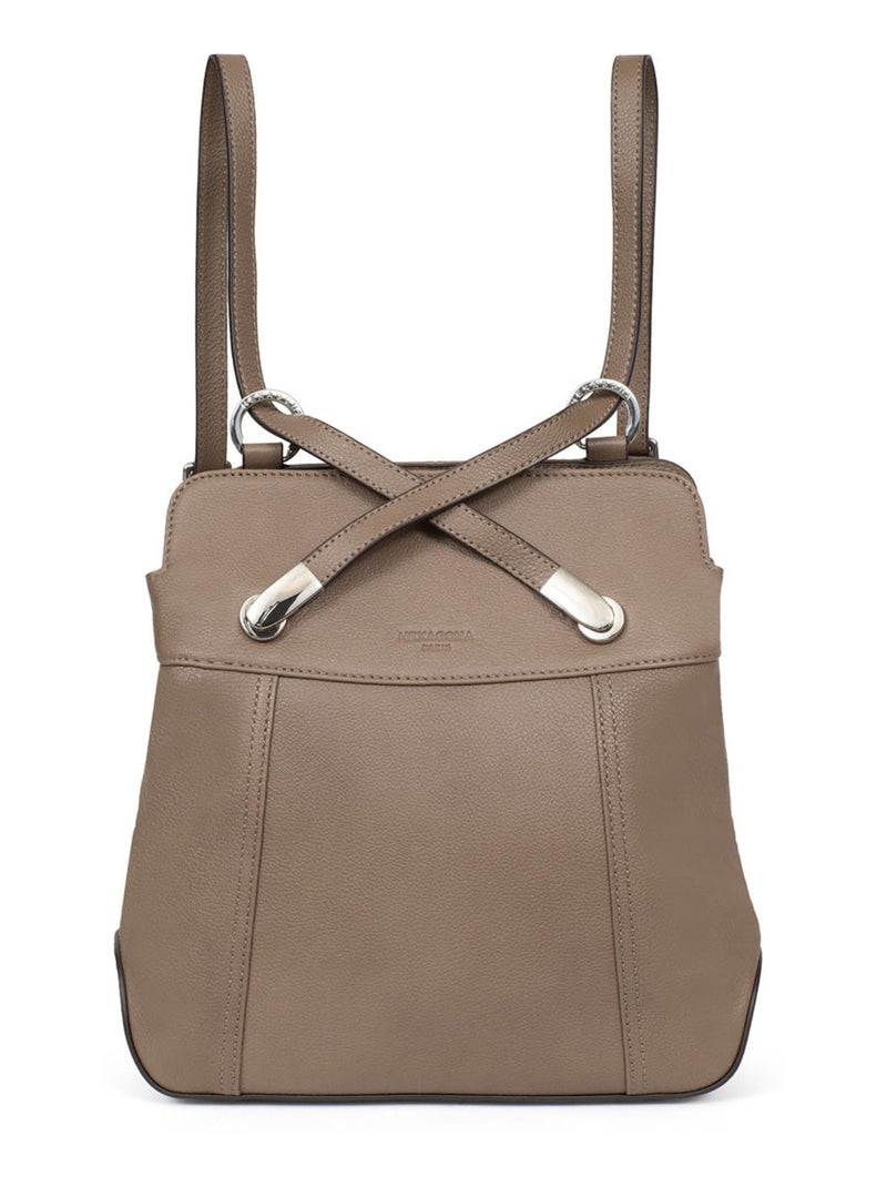 Sac transformable  Cuir CONFORT Marron glacé - Kiabi