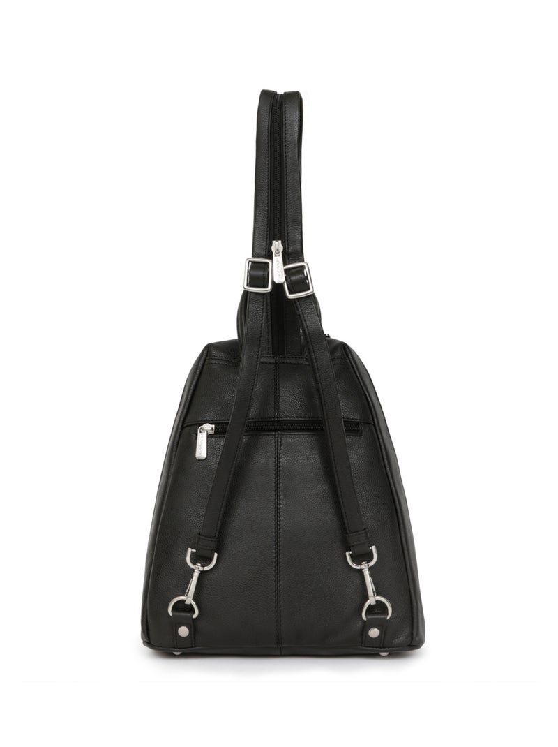 Sac transformable  Cuir CONFORT Noir - Kiabi