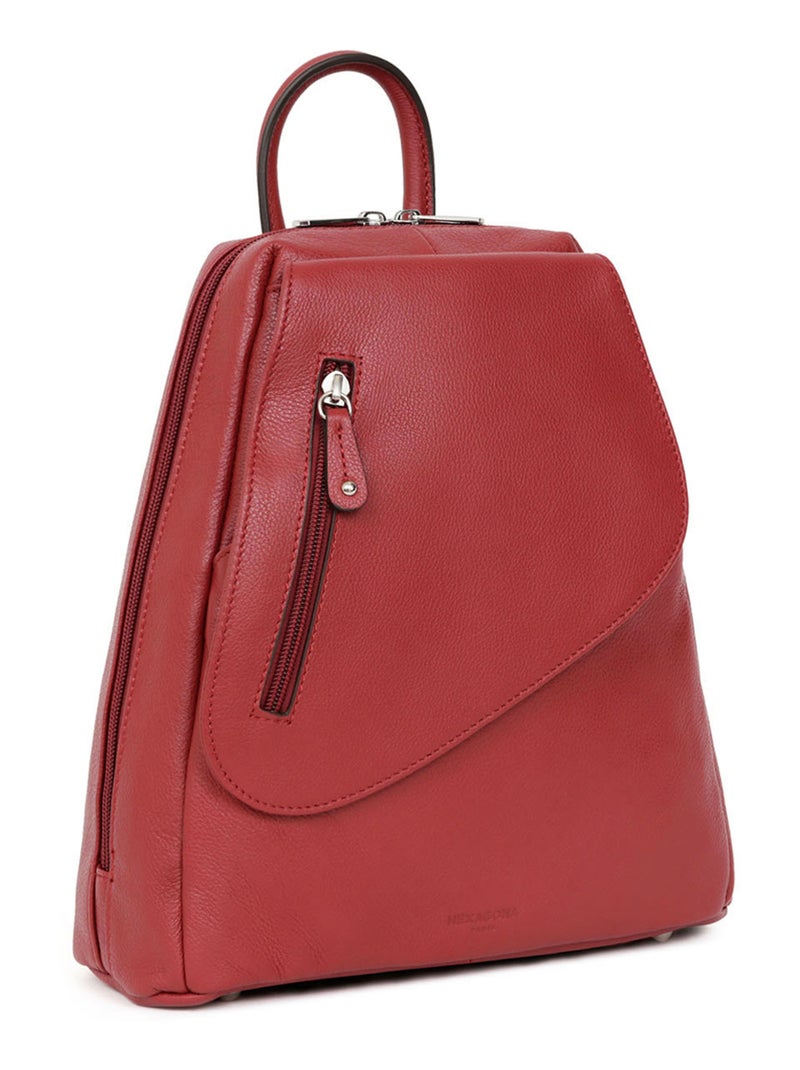 Sac transformable  Cuir CONFORT Rouge foncé - Kiabi
