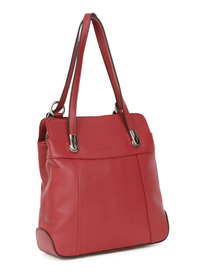 Sac transformable  Cuir CONFORT Rouge foncé - Kiabi