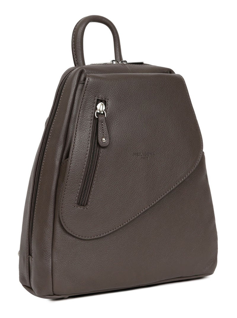 Sac transformable  Cuir CONFORT Taupe - Kiabi