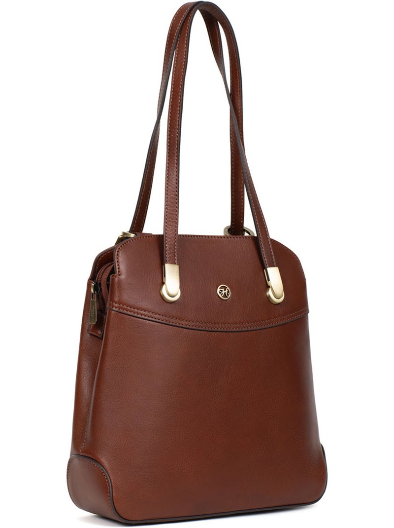 Sac transformable  Cuir ONDINE Marron - Kiabi