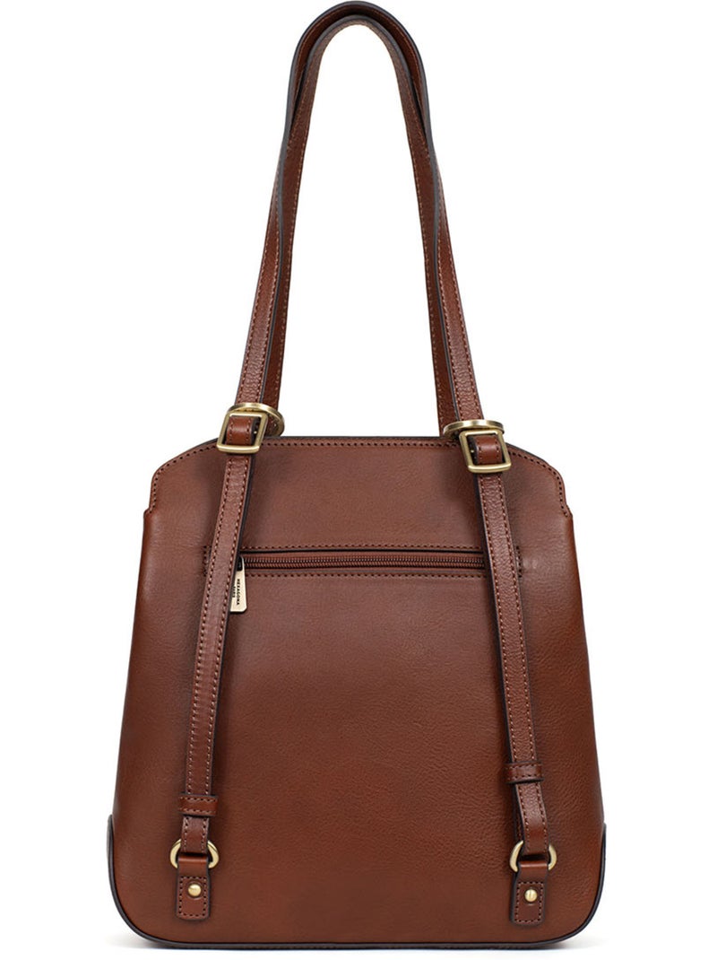 Sac transformable  Cuir ONDINE Marron - Kiabi