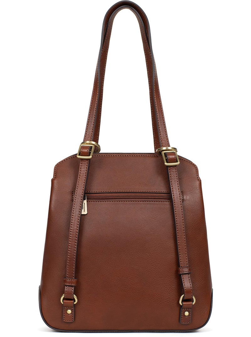 Sac transformable  Cuir ONDINE Marron - Kiabi