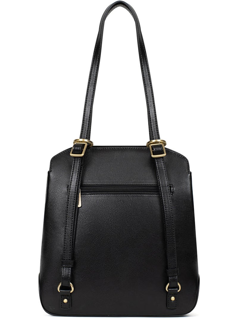 Sac transformable  Cuir ONDINE Noir - Kiabi