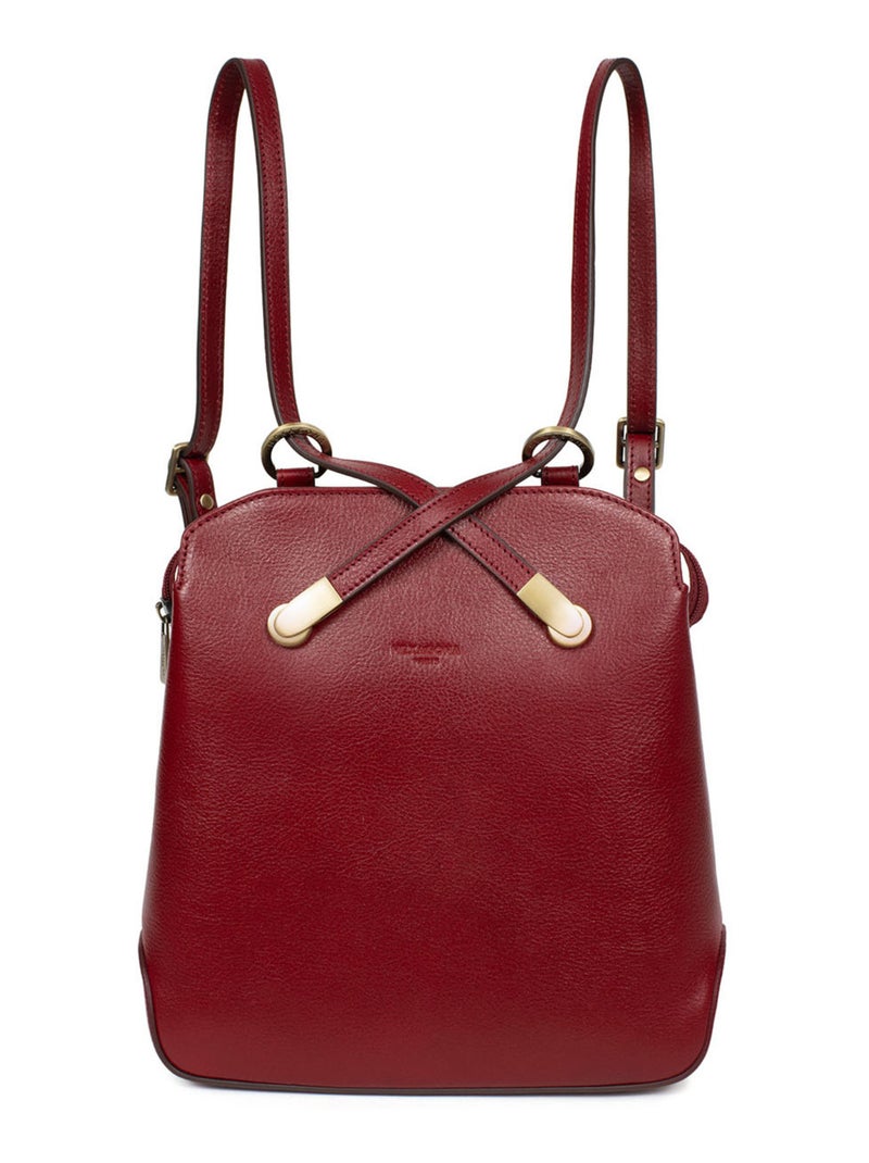 Sac transformable  Cuir RÉPUBLIQUE Rouge carmin - Kiabi