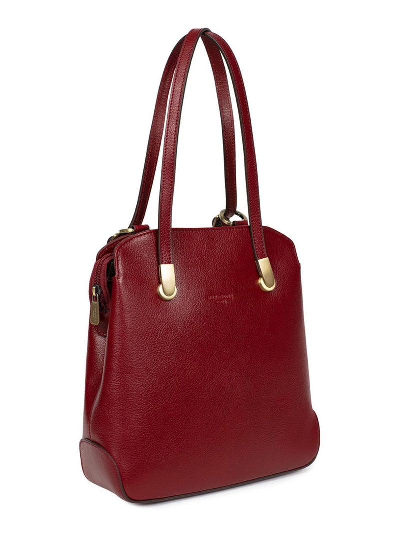 Sac transformable  Cuir RÉPUBLIQUE Rouge carmin - Kiabi
