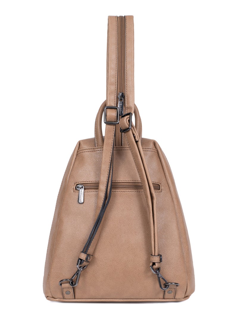 Sac transformable GRACIEUSE Marron glacé - Kiabi