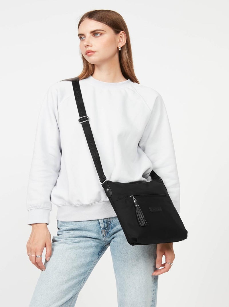 Sac trotteur Zippée Basic Pompon Lancaster Noir - Kiabi