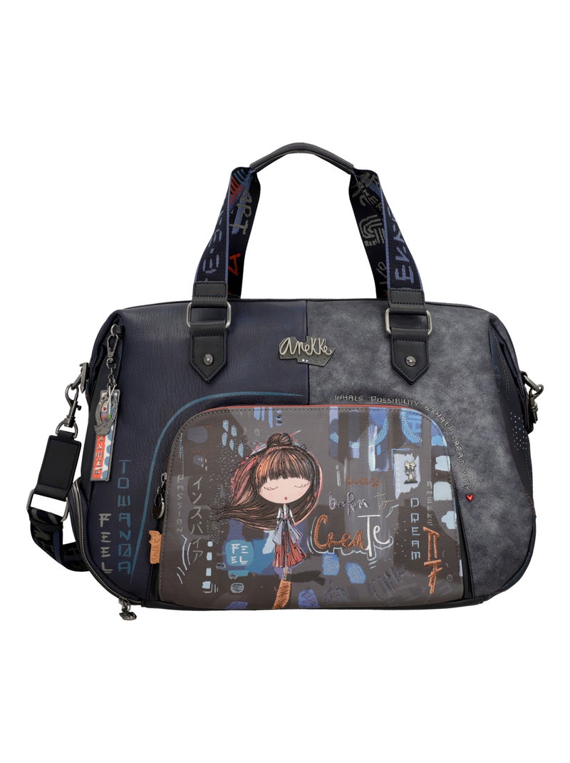 Sac voyage Anekke Contemporary Bleu - Kiabi