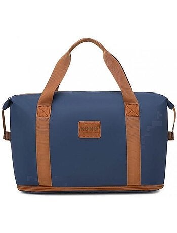 Sac week-end 40x22x30 cm secs/humides avec trousse - kono