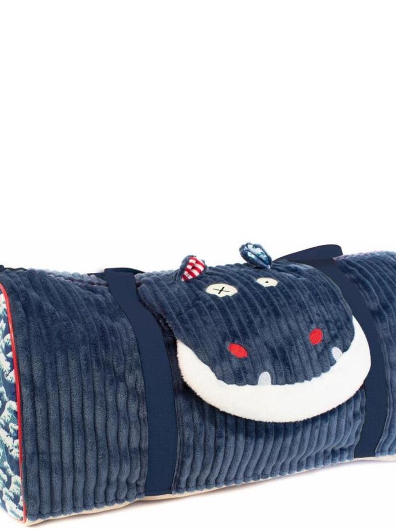 Sac week-end Hippipos l'hippopotame Bleu - Kiabi