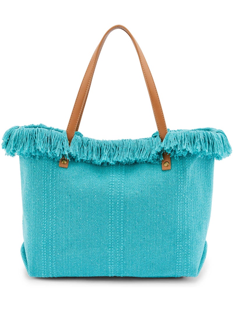 Sac zippé fantaisie - DAXON Bleu turquoise - Kiabi