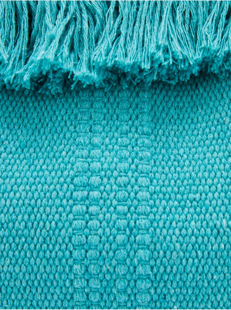Sac zippé fantaisie - DAXON Bleu turquoise - Kiabi