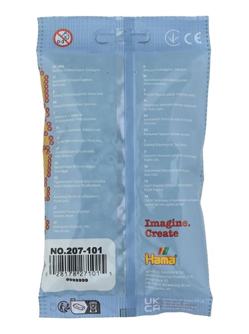 Sachet 1000 perles plastique Midi eucalyptus - Kiabi