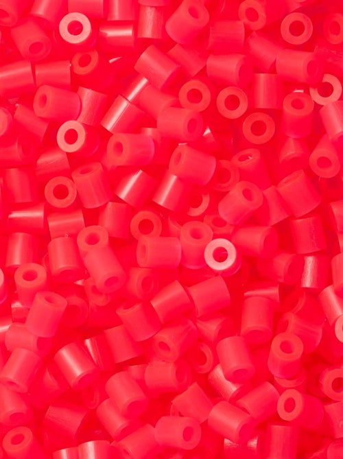 Sachet 1000 perles plastique Midi fuschia - Kiabi