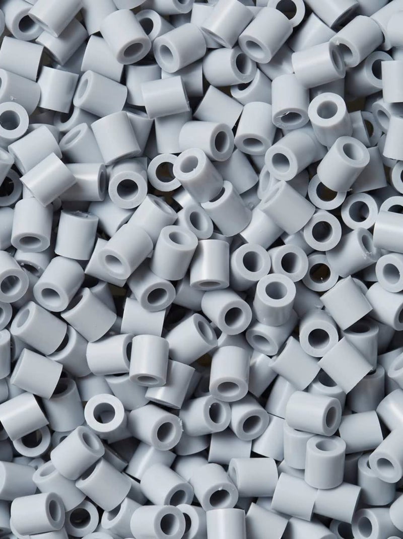 Sachet 1000 perles plastique Midi gris clair N/A - Kiabi