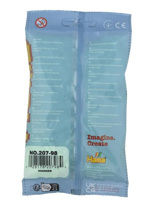 Sachet 1000 perles plastique Midi Menthe pastel - Kiabi