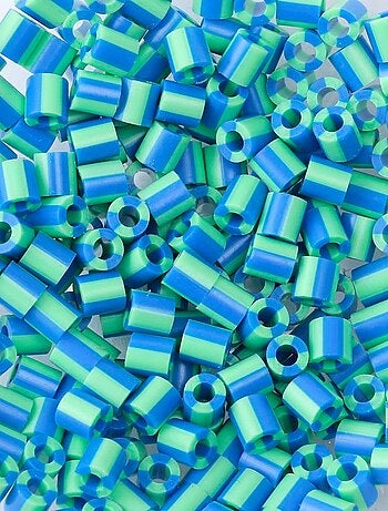 Sachet 1000 perles plastique midi mix bicolores 2
