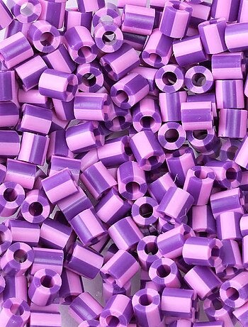 Sachet 1000 perles plastique midi mix bicolores 2