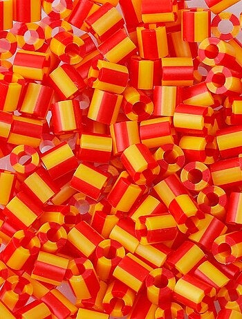Sachet 1000 perles plastique midi mix bicolores 2