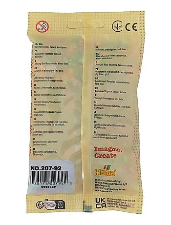 Sachet 1000 perles plastique midi mix bicolores 2