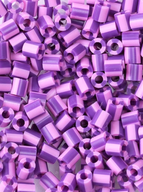 Sachet 1000 perles plastique Midi mix bicolores 2 - Kiabi