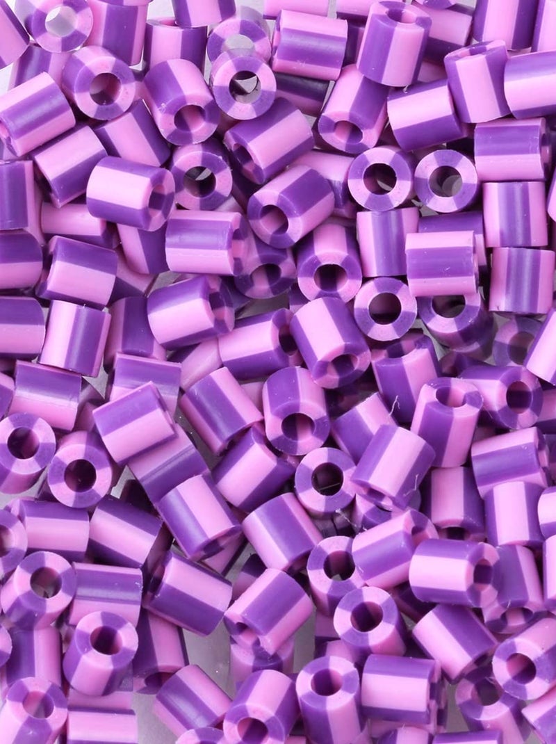 Sachet 1000 perles plastique Midi mix bicolores 2 N/A - Kiabi