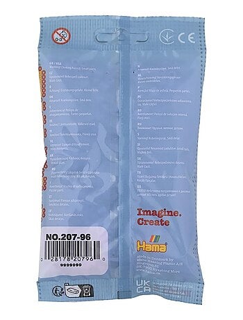 Sachet 1000 perles plastique midi mix lilas