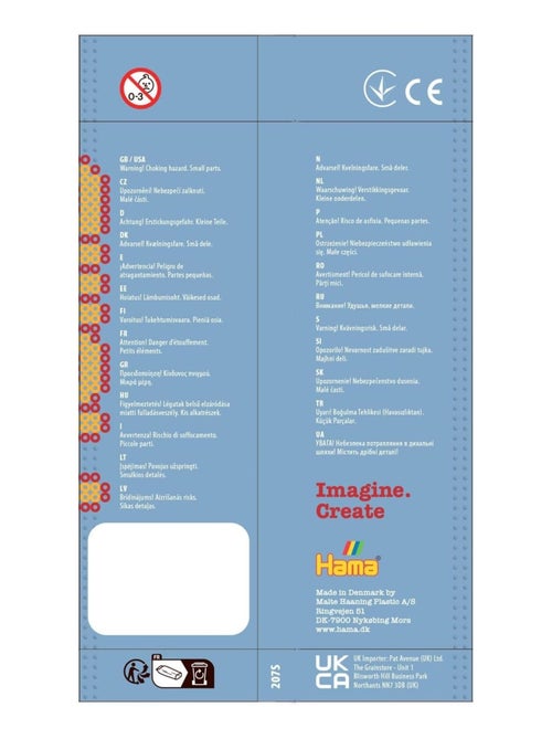 Sachet 1000 perles plastique Midi - Kiabi