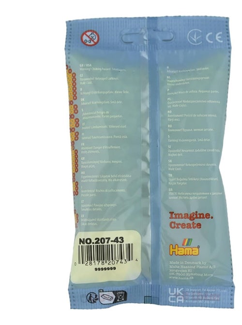 Sachet 1000 perles plastique - Kiabi