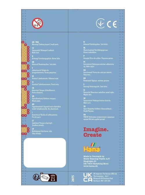 Sachet 1000 perles plastique - Kiabi