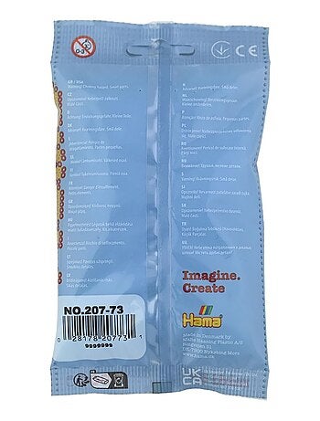 Sachet 1000 perles plastique