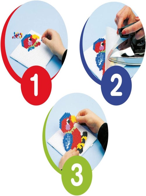 Sachet 1000 perles plastique - Kiabi