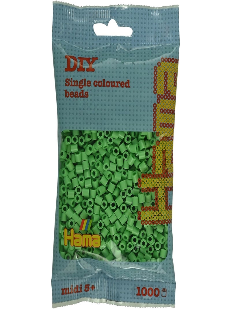 Sachet 1000 perles vert vif taille MIDI Vert - Kiabi