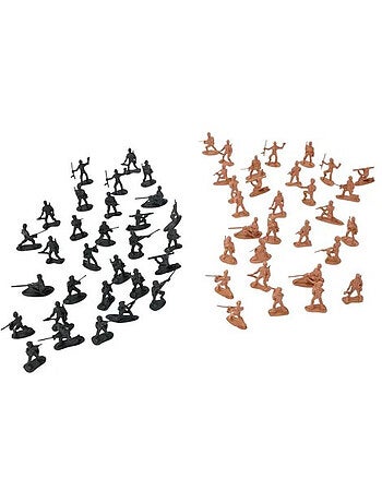 Sachet 60 petits soldats 3,5cm