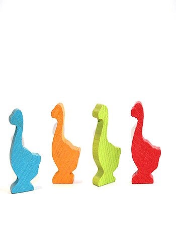 Sachet de 4 oies en bois