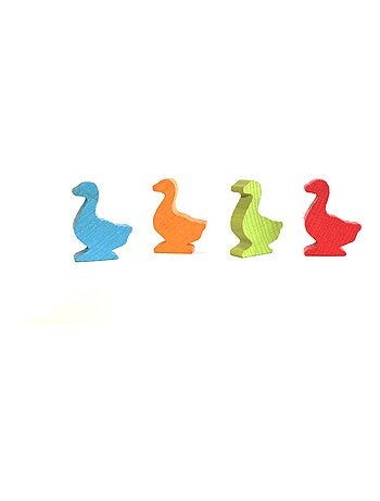Sachet de 4 oies en bois