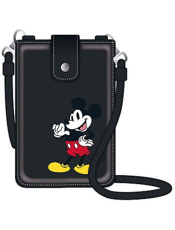 Sacoche - Sac à Bandoulière Rectangle - Mickey - 11x16x3.5 cm