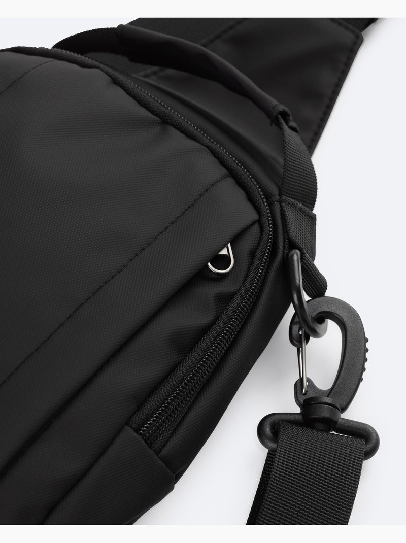 Sacoche 48h ajustable   - New Man Noir - Kiabi