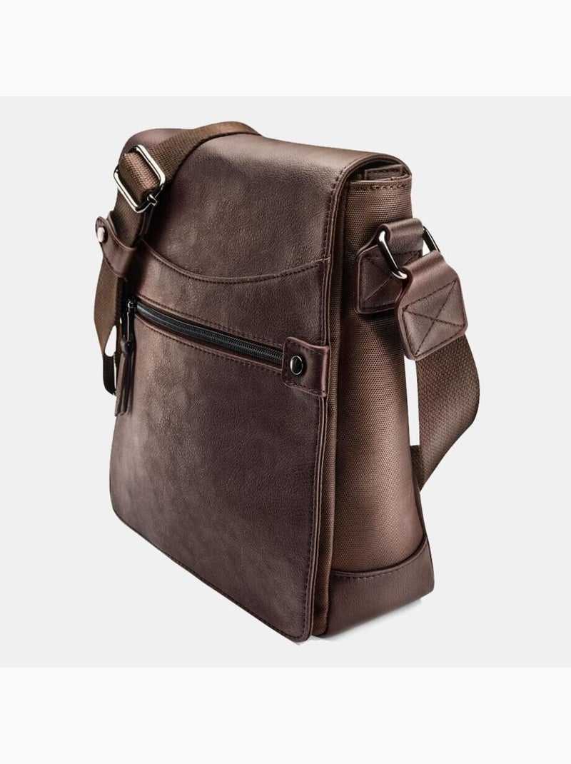 Sacoche à bandoulière Marron - Kiabi