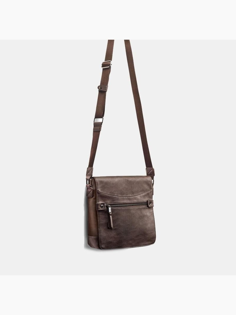 Sacoche à bandoulière Marron - Kiabi