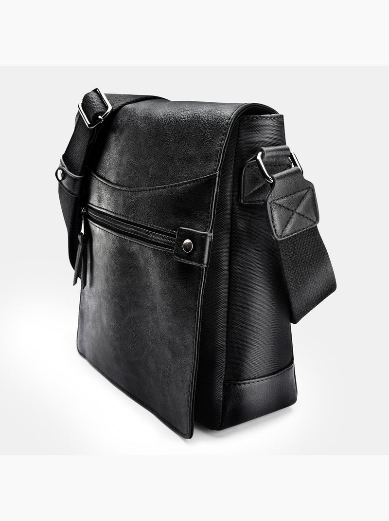 Sacoche à bandoulière Noir - Kiabi